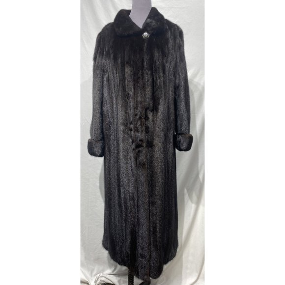 ranch mink coat wing female turn up cuffs (62154) - Picture 1 of 3